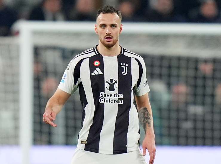 Il difensore della Juventus Federico Gatti