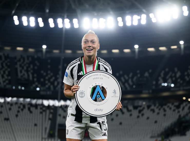 Il difensore delle Juventus Women Hanna Bennison 