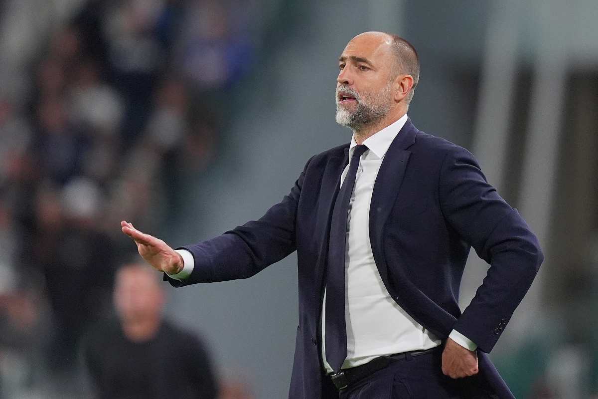 L'allenatore della Juventus Igor Tudor