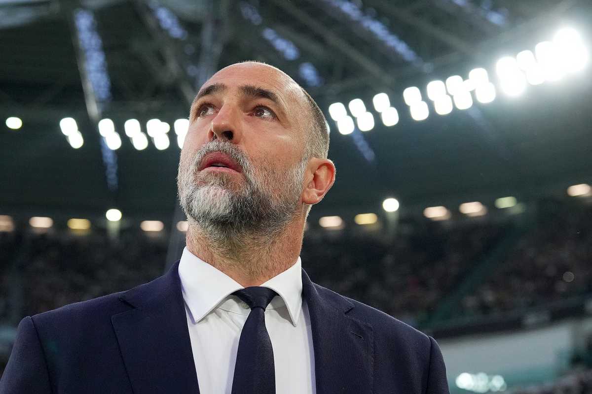 L'allenatore della Juventus Igor Tudor