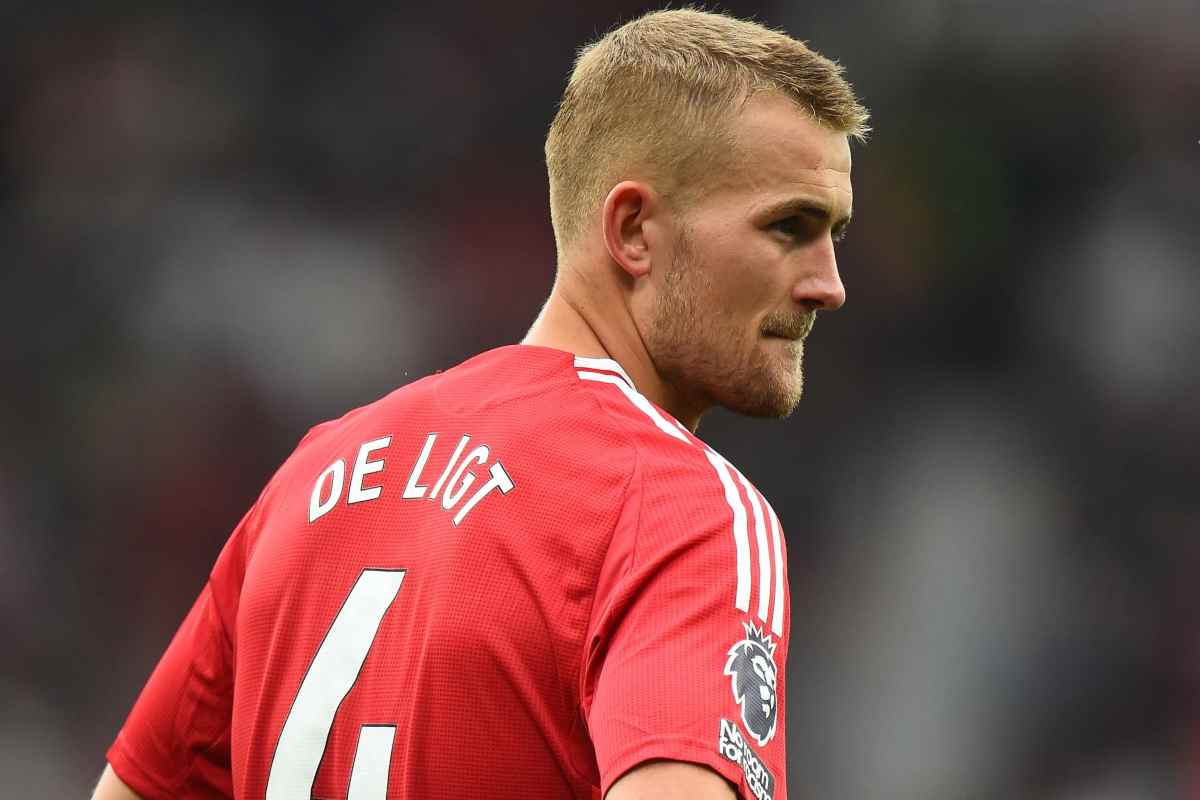 Il difensore del Manchester United De Ligt