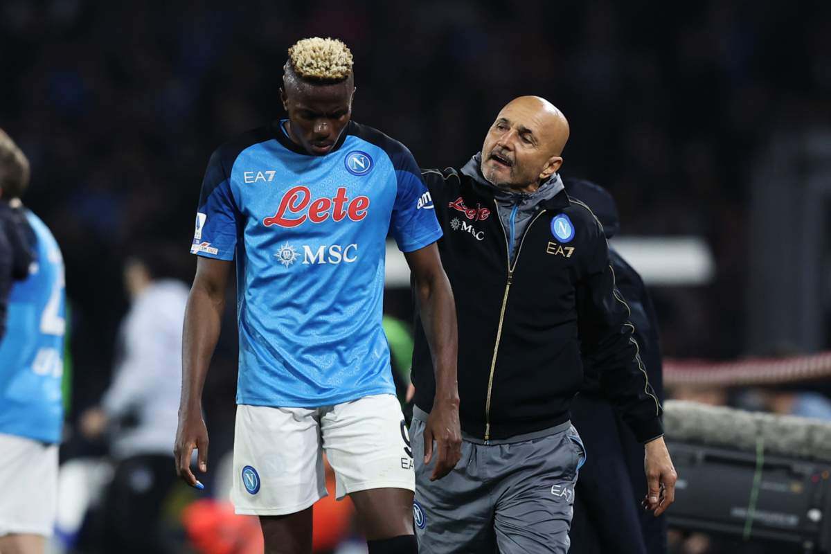 Spalletti e Osimhen ai tempi del Napoli