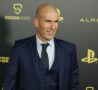Zinedine Zidane alla cerimonia del Pallone d'Oro