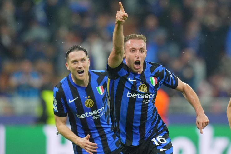 Frattesi esulta dopo un gol