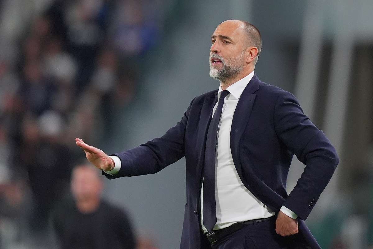 L'allenatore della Juventus Igor Tudor