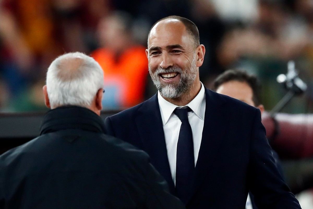 Igor Tudor saluta Claudio Ranieri