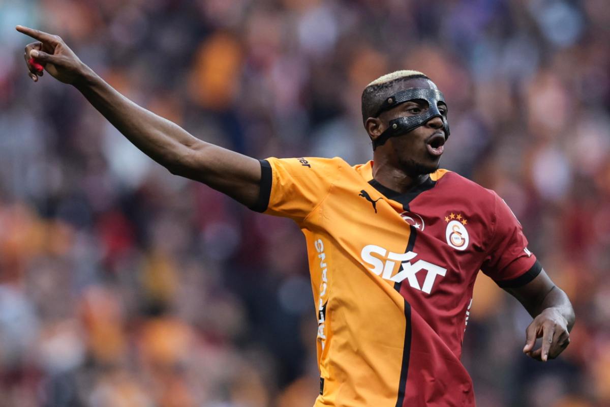 Victor Osimhen, attaccante di proprietà del Napoli