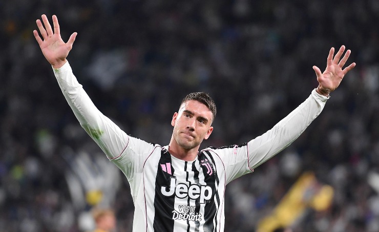 L'attaccante della Juventus, Dusan Vlahovic