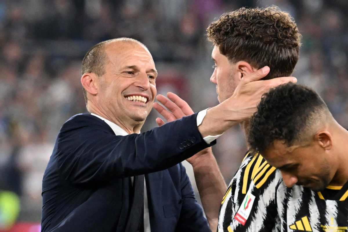 Allegri e Vlahovic