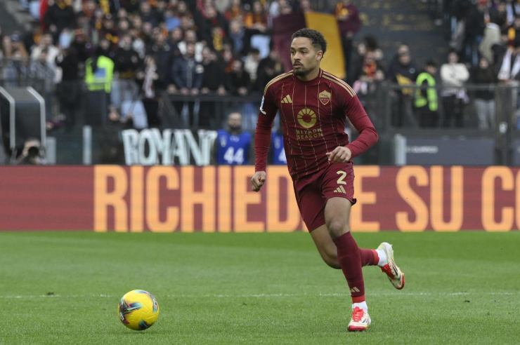 Il difensore olandese della Roma, Devyne Rensch