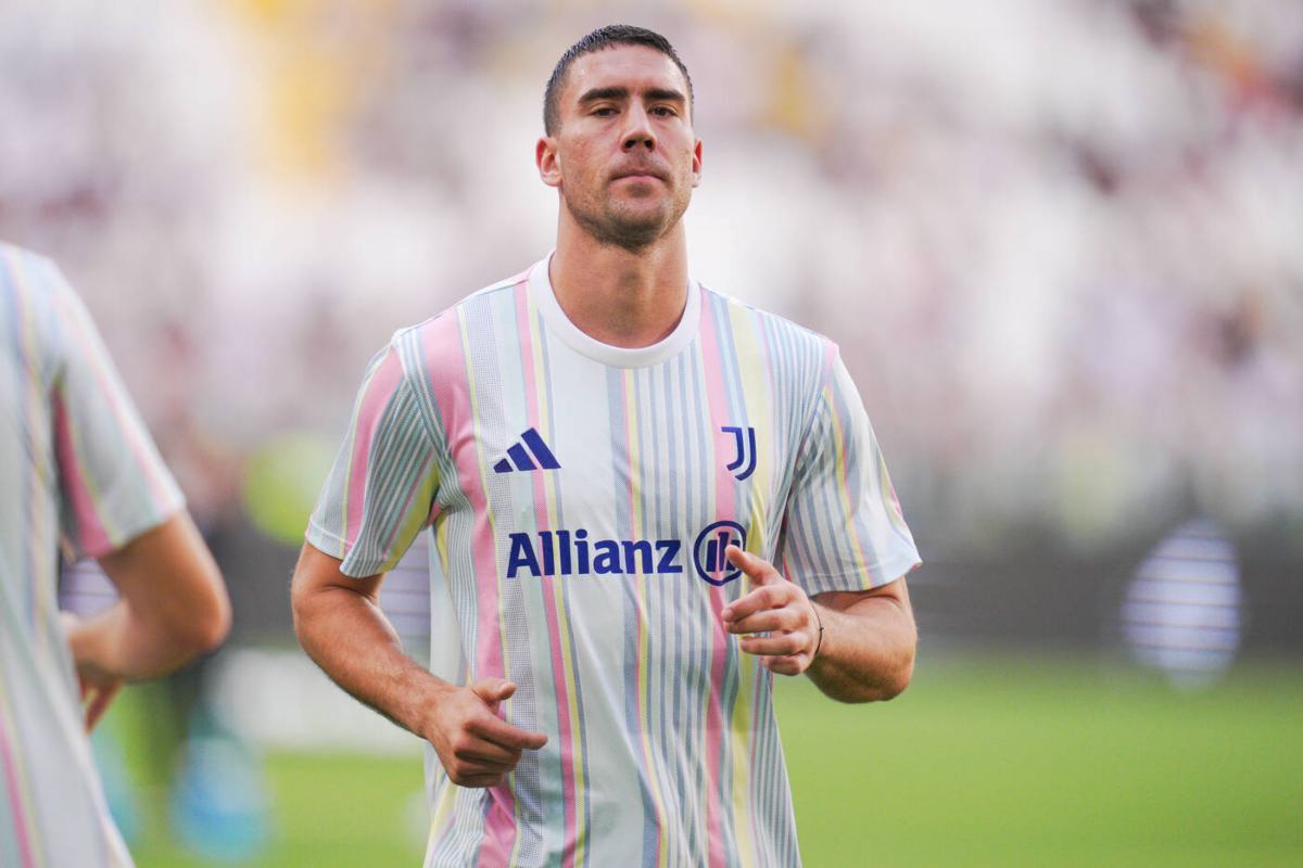 Dusan Vlahovic, attaccante serbo della Juventus