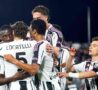 Juventus, esultanza di squadra dopo il gol messo a segno