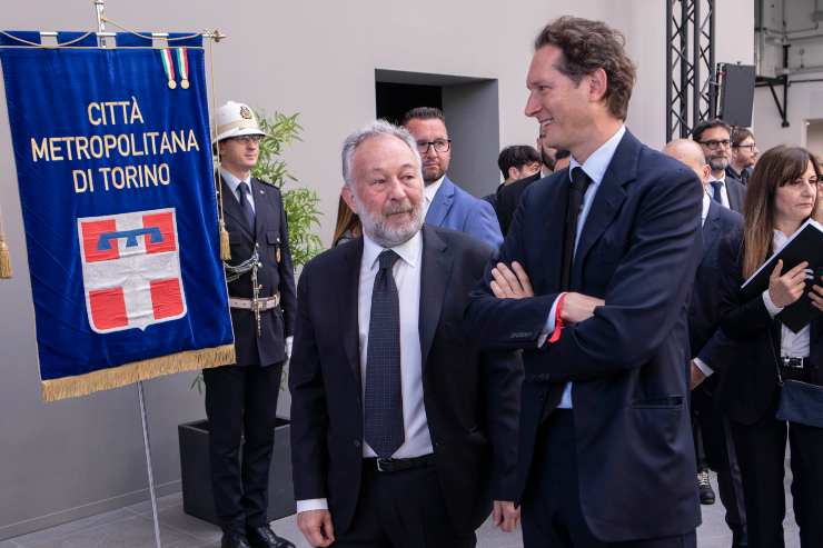 Elkann in compagnia di Ferrero
