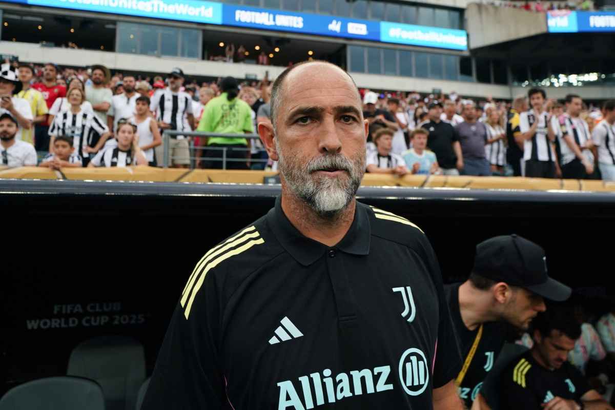 L'allenatore della Juventus Igor Tudor