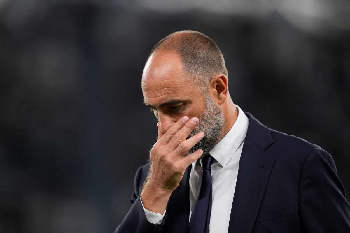 L'allenatore della Juventus Igor Tudor