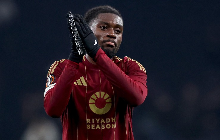 Manu Koné, centrocampista della Roma