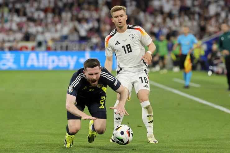 Maximilian Mittelstadt in azione con la Germania
