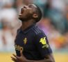 Randal Kolo Muani esulta dopo il gol