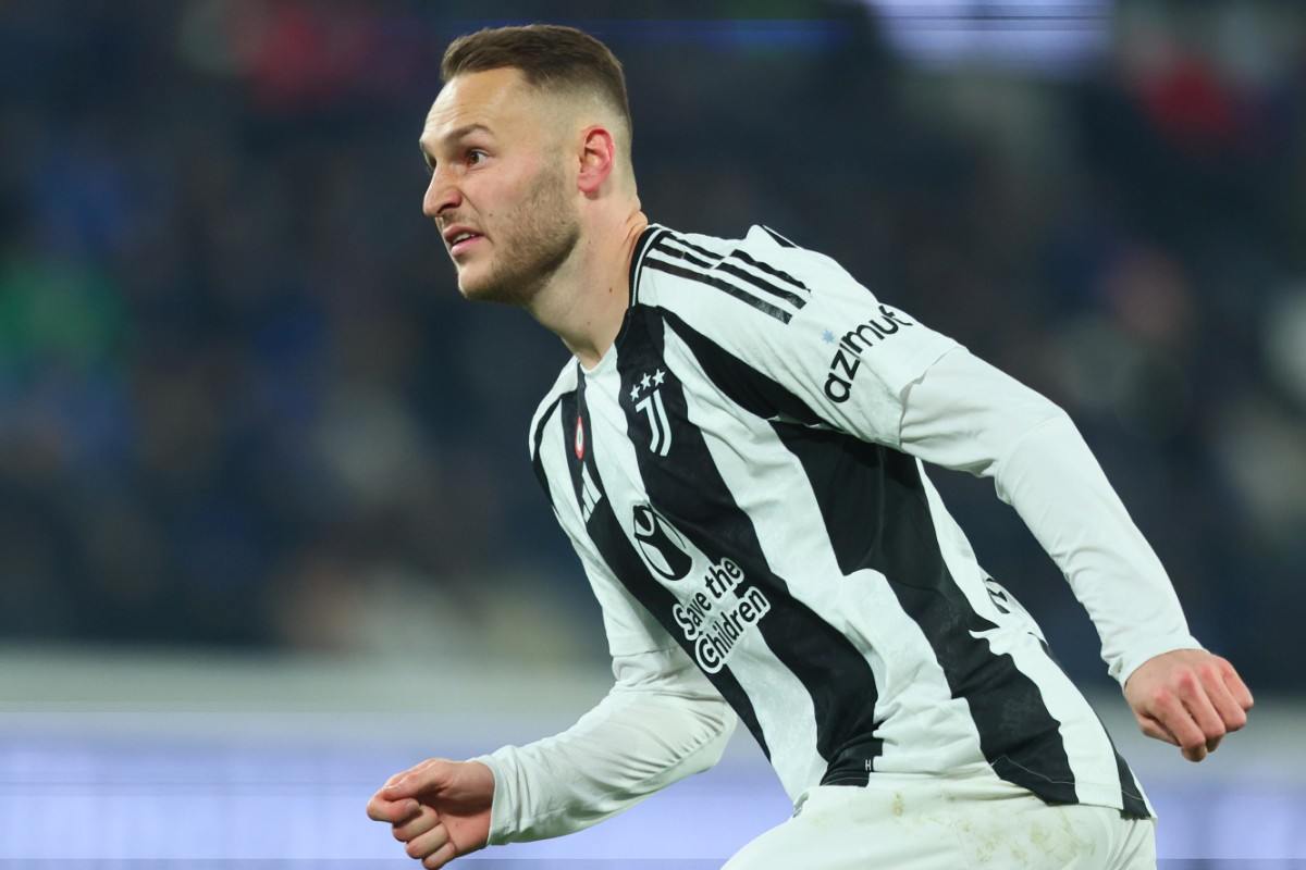 Teun Koopmeiners in azione con la Juve