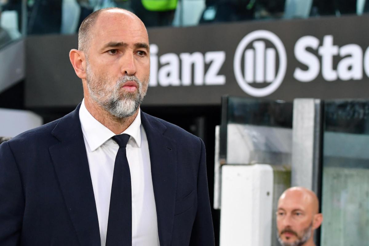 L'allenatore della Juventus Igor Tudor