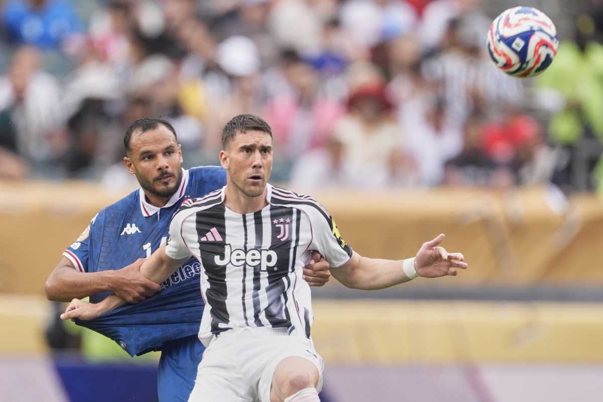 Vlahovic in azione
