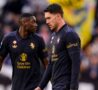 Vlahovic e Kolo Muani insieme a centrocampo
