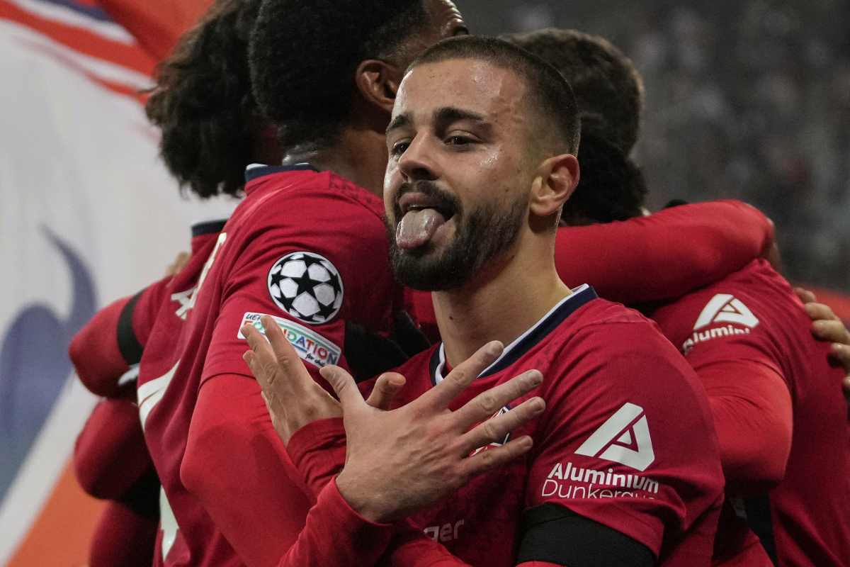 Esultanza di Zhegrova durante il match contro la Juventus