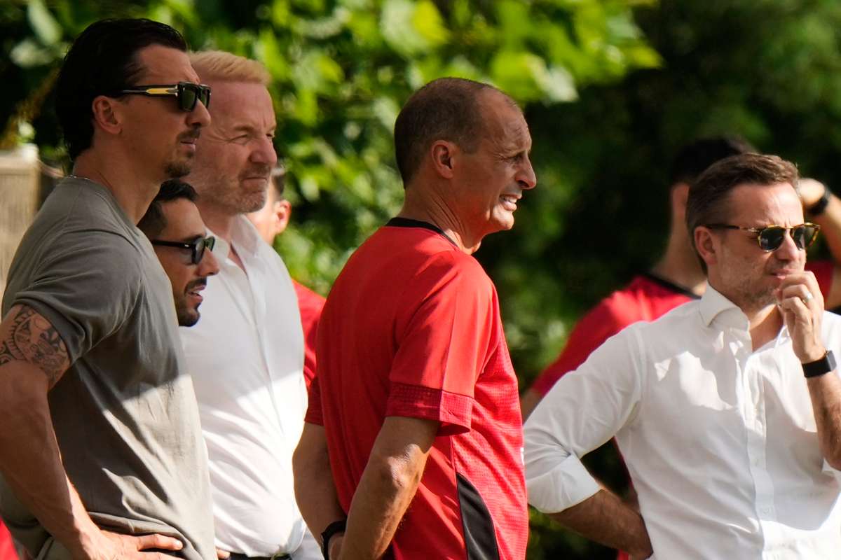 Allegri a colloqui con Ibra e Tare