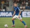 Barella con la maglia della nazionale