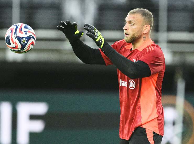 Il portiere della Juventus Michele Di Gregorio