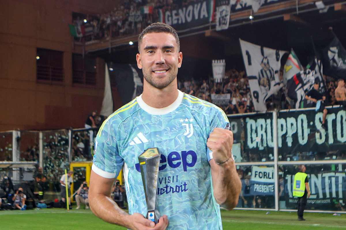 Dusan Vlahovic, attaccante della Juventus