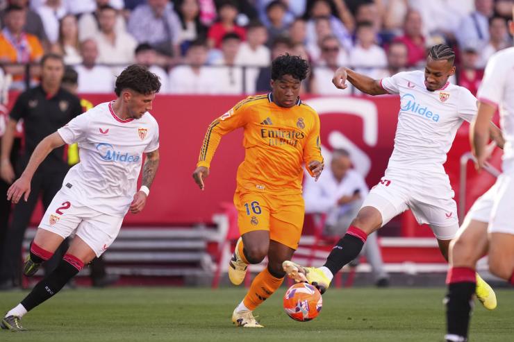 Endrick in azione con la maglia del Real 
