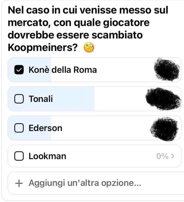 Esito sondaggio di JuveLive.it