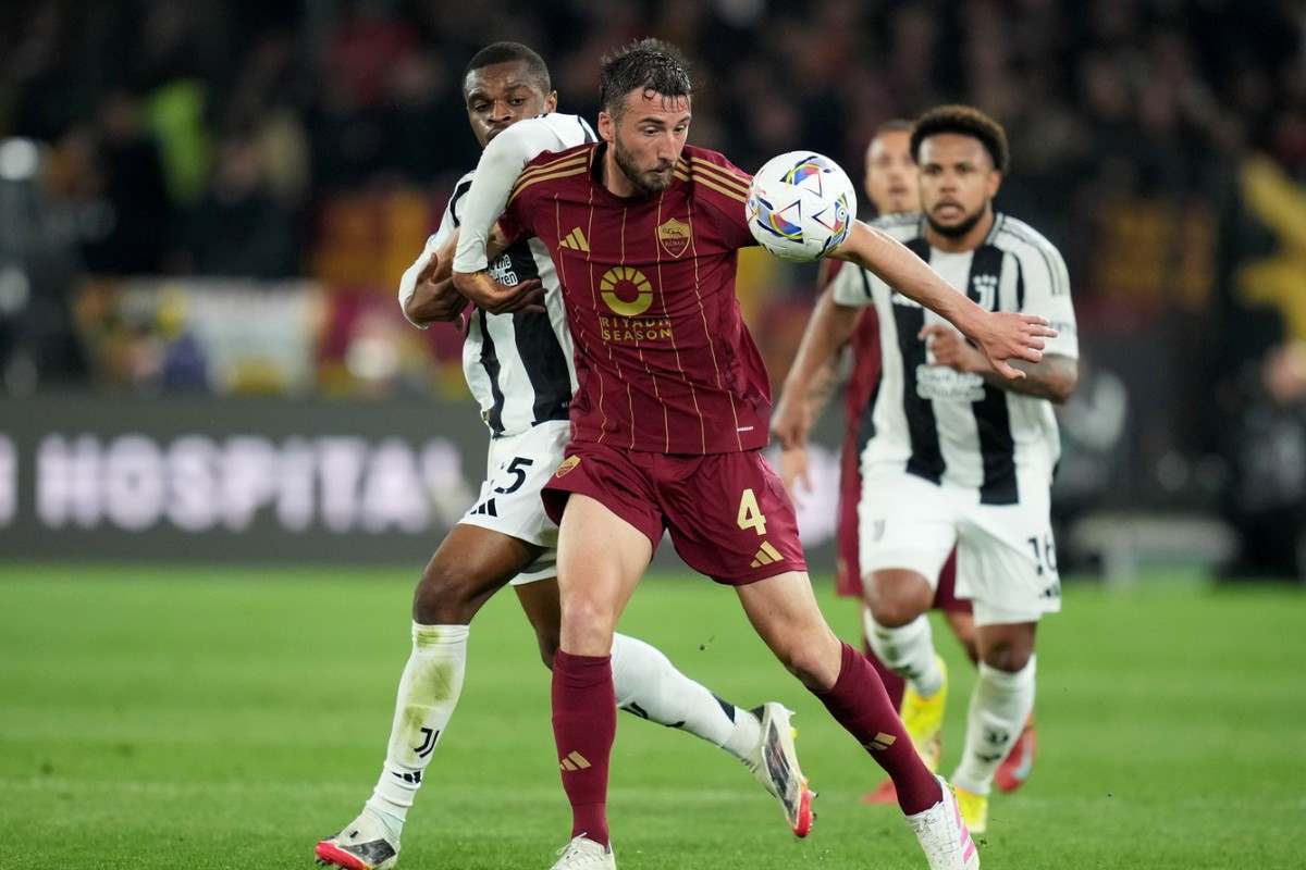 Una fase di Roma-Juve dello scorso anno
