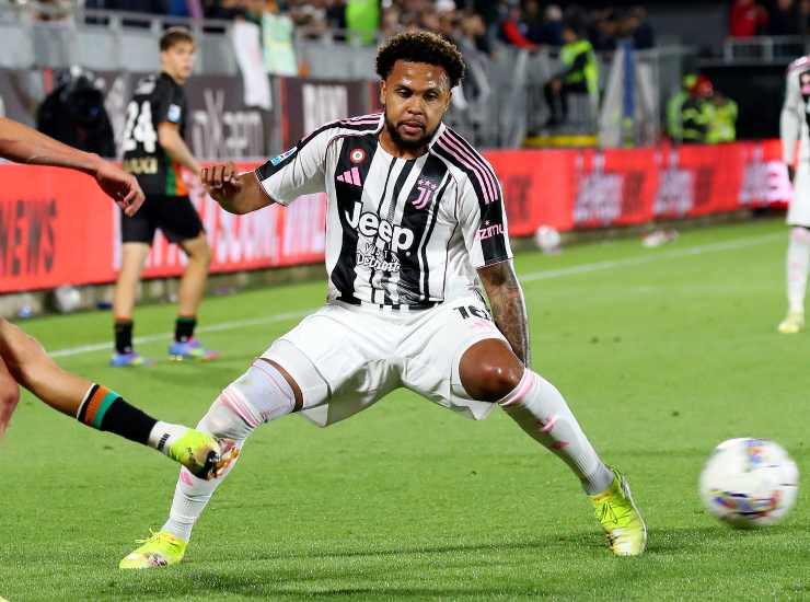 Il centrocampista della Juventus Weston McKennie