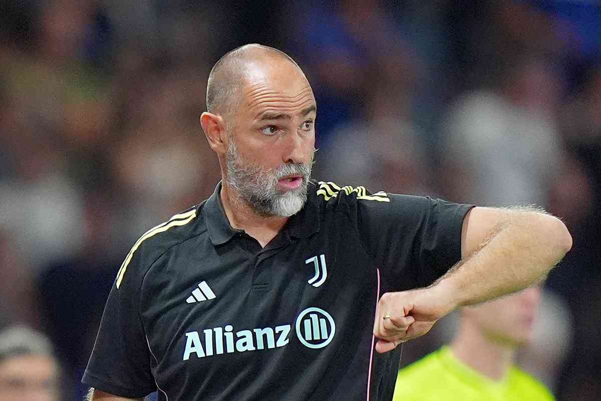 L'allenatore della Juventus Igor Tudor