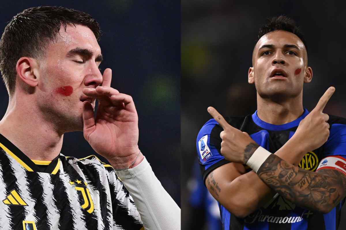 Vlahovic e Lautaro