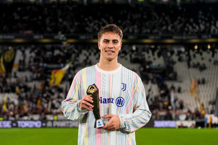 Kenan Yildiz premiato come miglior calciatore del match