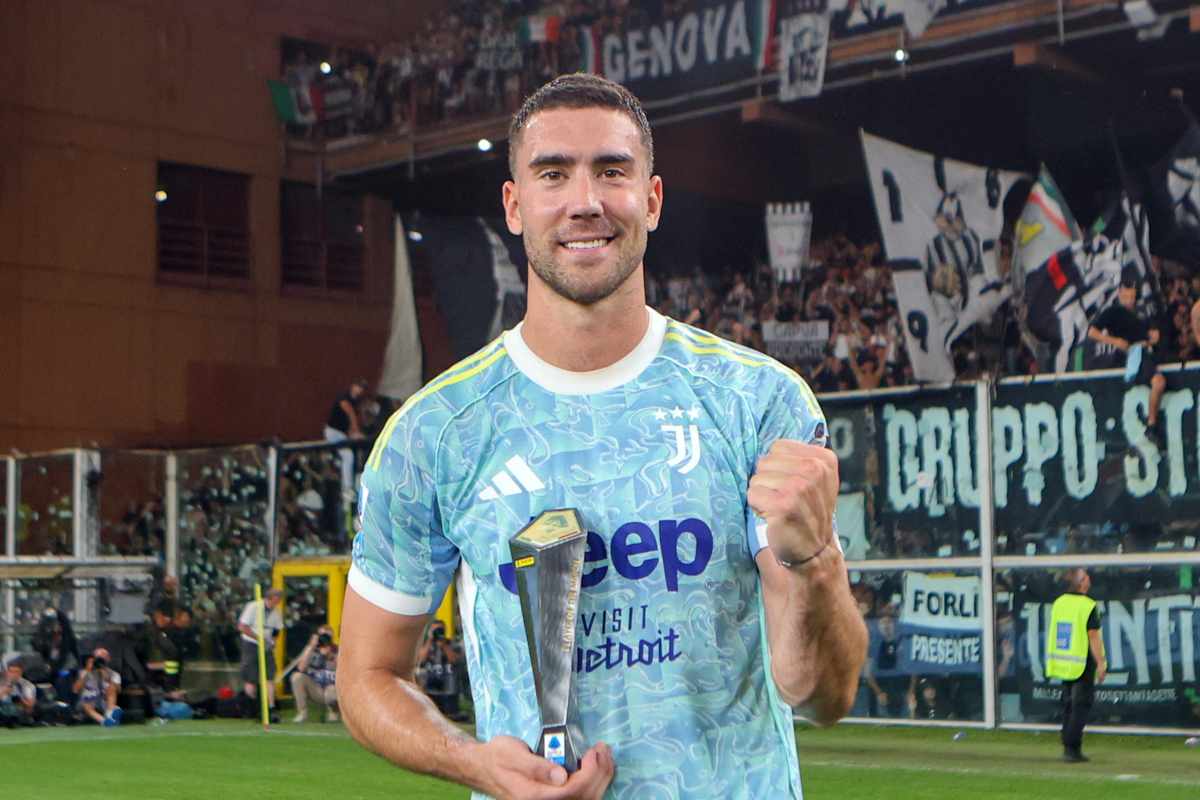 Dusan Vlahovic, attaccante serbo della Juventus