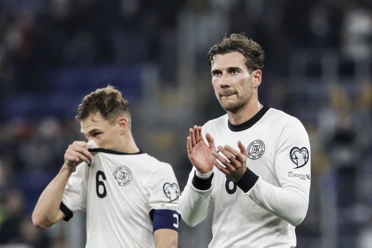 Leon Goretzka con la maglia della Germania