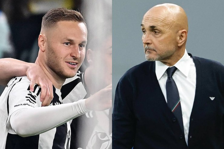 Teun Koopmeiners e Luciano Spalletti