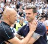 Thiago Motta abbraccia Spalletti