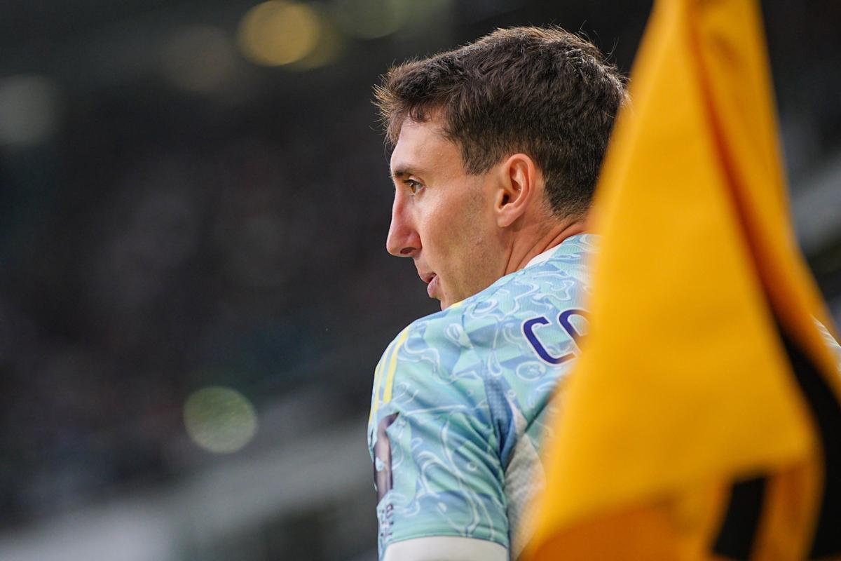 Cambiaso durante una partita della Juve