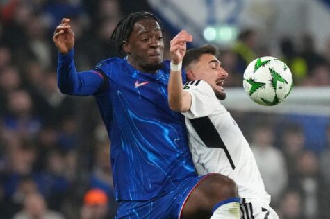 Disasi in azione col Chelsea