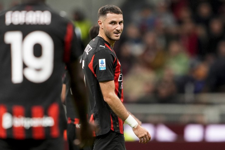 Gimenez in azione col Milan