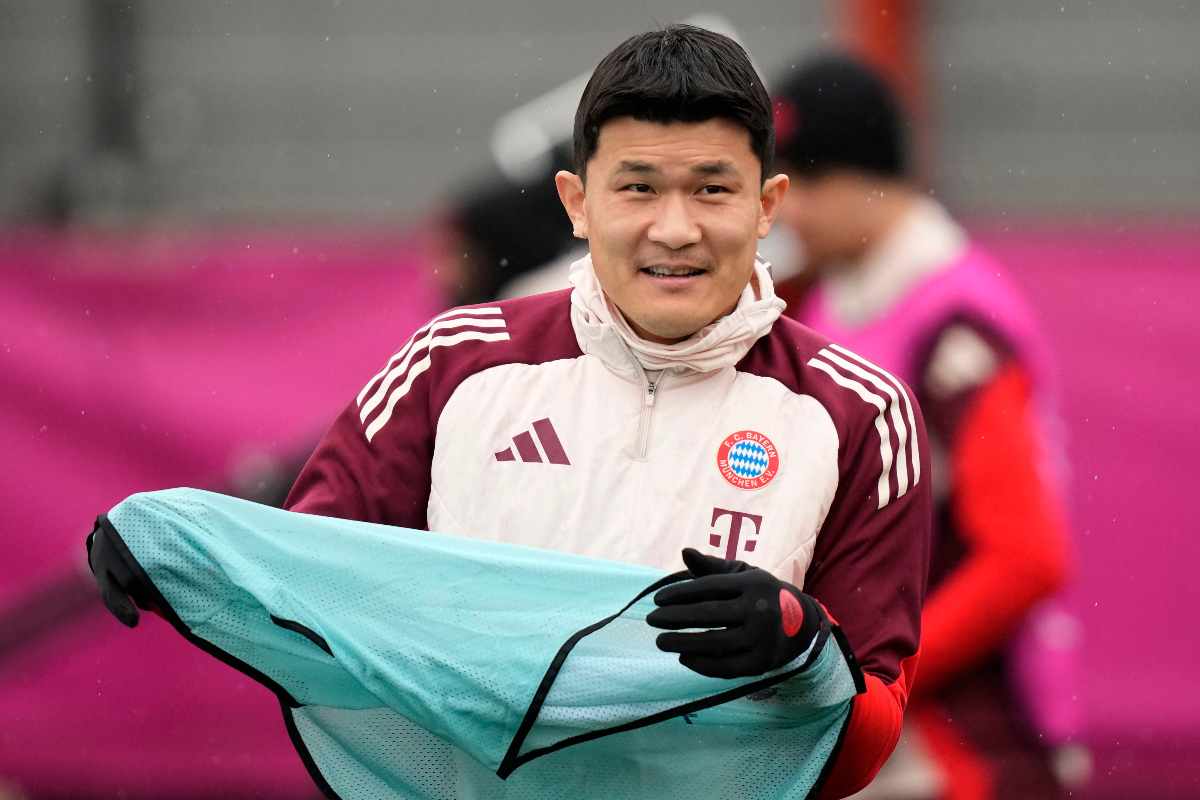 Kim in allenamento col Bayern