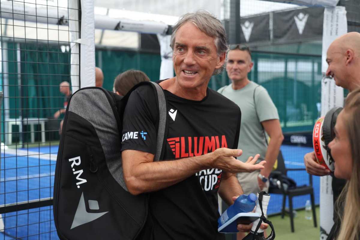 Mancini dopo il padel