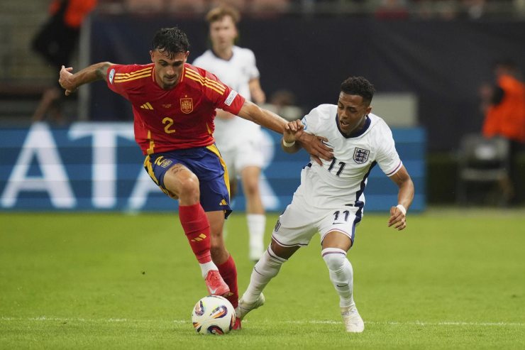 Pubill in azione con la Spagna Under 21