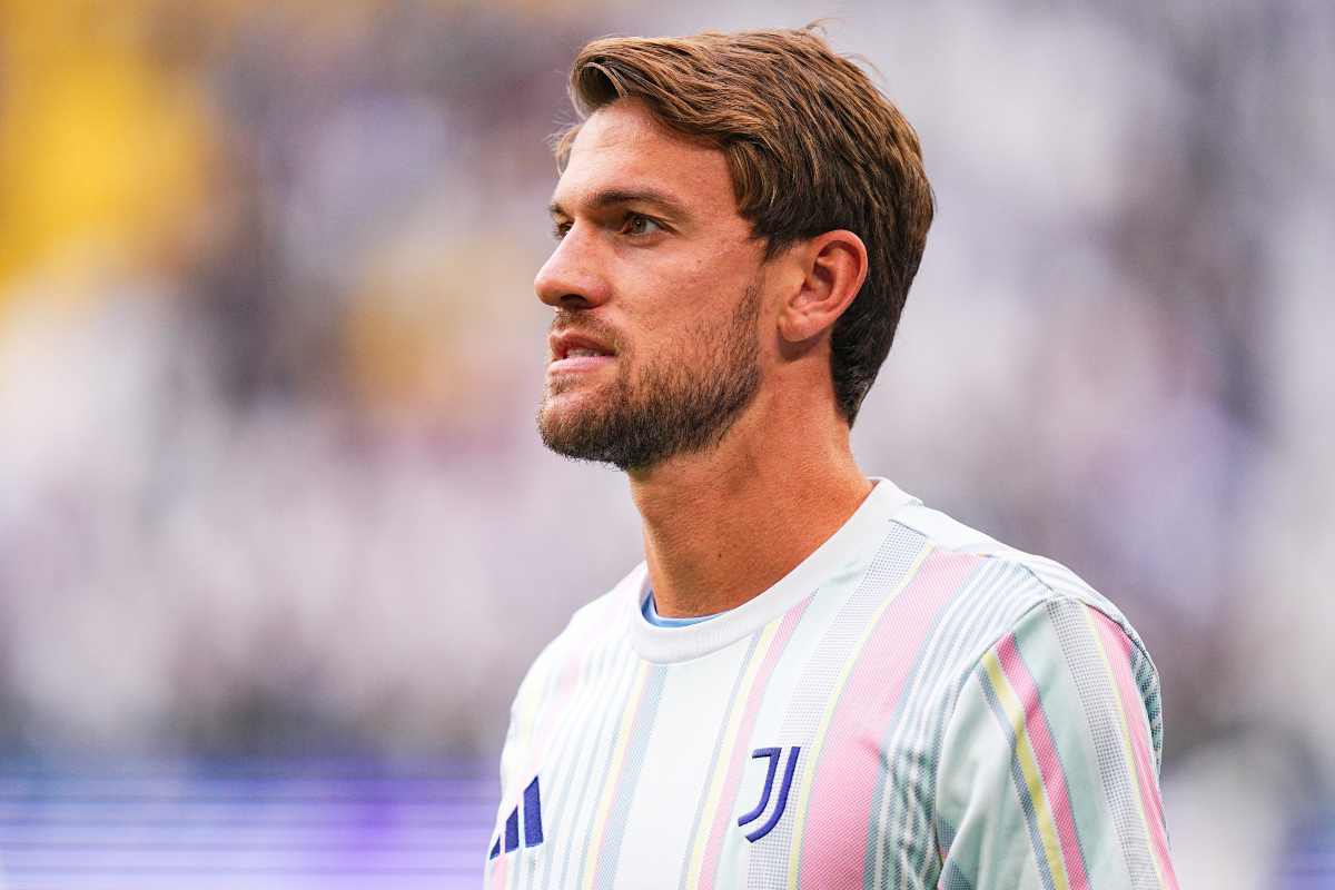 Rugani durante il riscaldamento