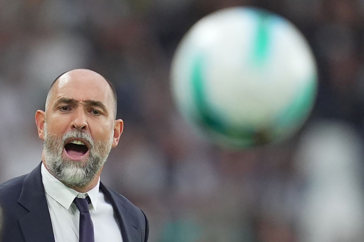 L'urlo di Tudor durante una partita della Juve